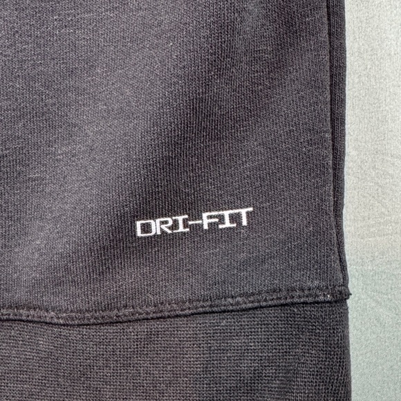 Michael Jordon Black Sleeveless Hoodie with Logo - Picture 5 of 11